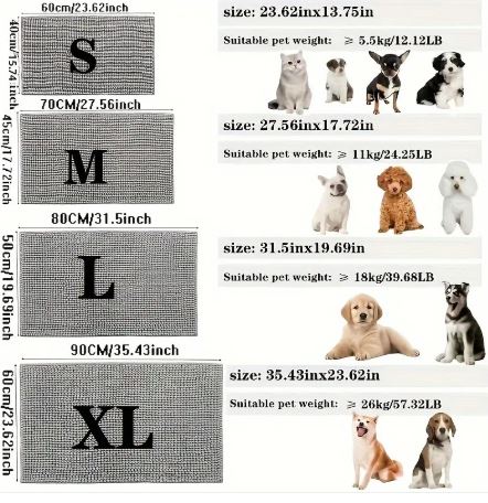 Quick-Dry Muddy Dog Mat